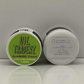 Oil Traderz - 1g Live Resin Cake Batter - Blueberry Punch