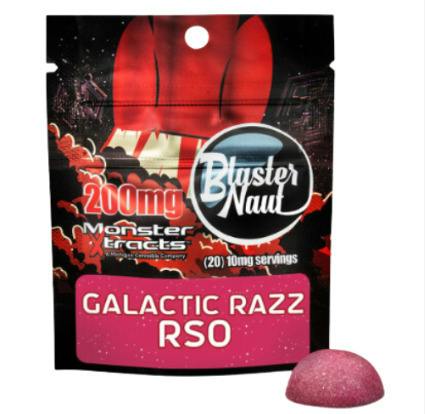 MonsterX - 200mg RSO gummie - Galactic Razz