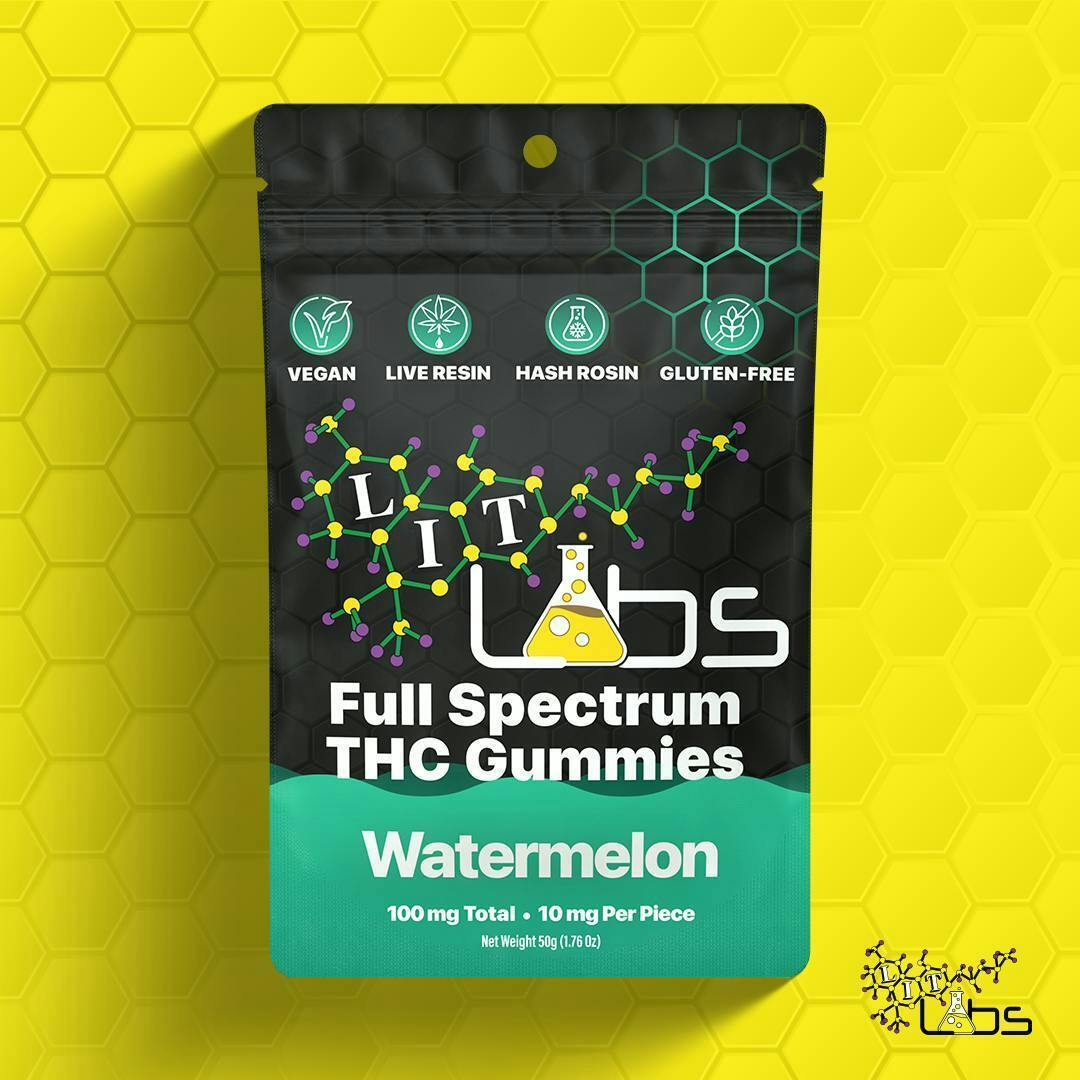 Lit Labs - 100mg Gummies - Watermelon