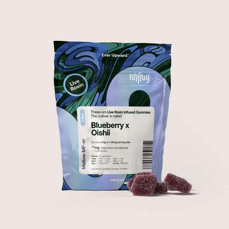 MFNY - Live REsin Gummies - Blueberry x Turbo Blueberry - 10pk