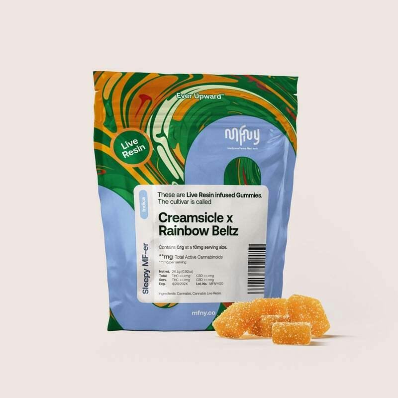 MFNY - Live Resin Gummies - Creamsicle x Rainbow Beltz 2.0 - 10pk