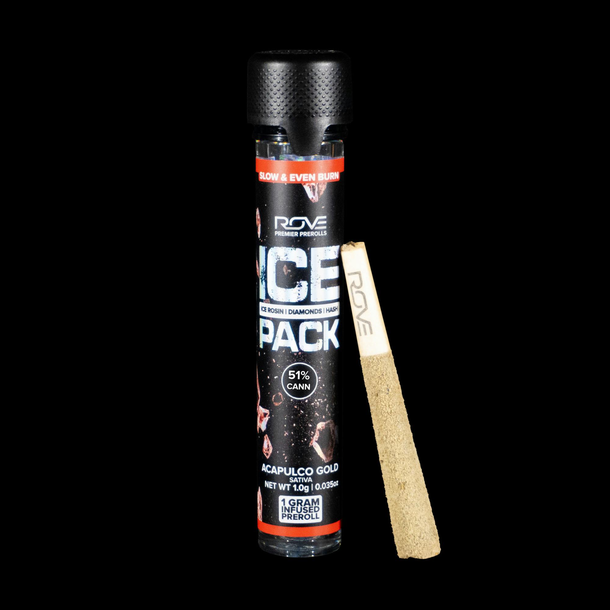 ROVE - ICE PACK - Infused Pre-Roll - Acapulco Gold