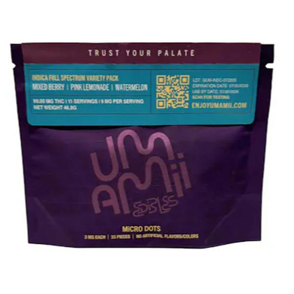 Umamii - Cured Resin Indica Micro Dots - Mixed Berry - 3mg - 33ct