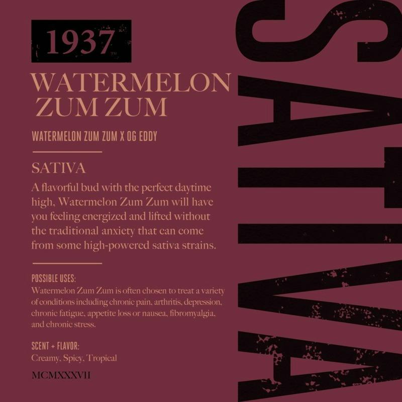 1937 - Flower - Watermelon Zum Zum