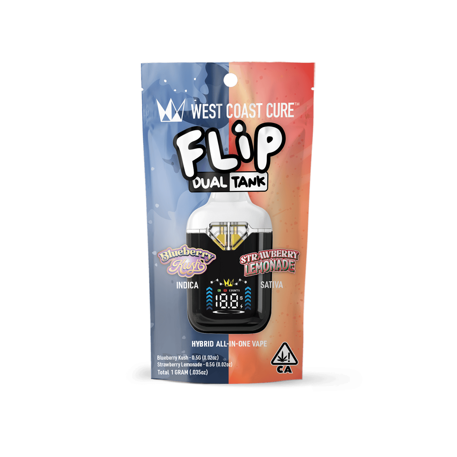 West Coast Cure: Blueberry Kush X Strawberry Lemonade Curebar Flip