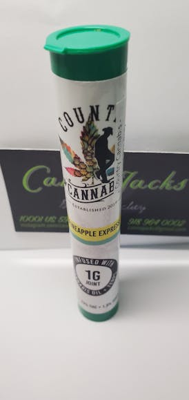 Country Cannabis - Infused Pre-Roll - Pineapple Express - 1g {$8 OTD}