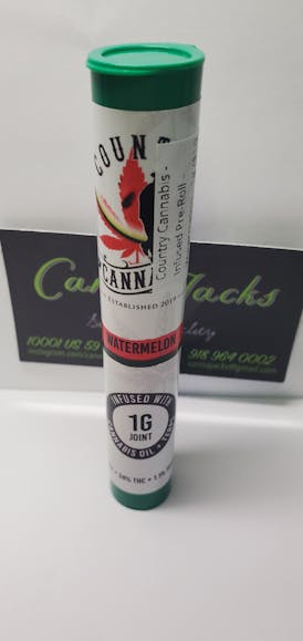 Country Cannabis - Infused Pre-Roll - Watermelon - 1g {$8 OTD}