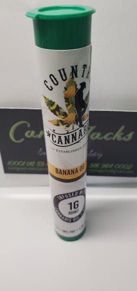 Country Cannabis - Infused Pre-Roll - Banana OG - 1g {$8 OTD}