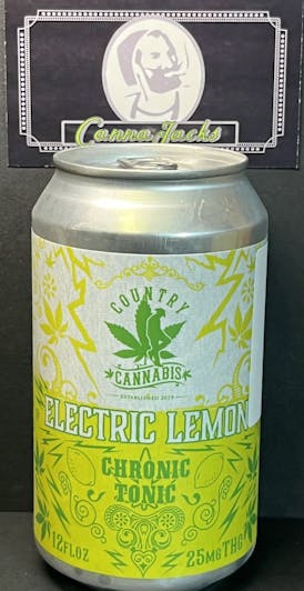 Country Cannabis - Electric Lemon Soda (25mg) {$6 OTD}