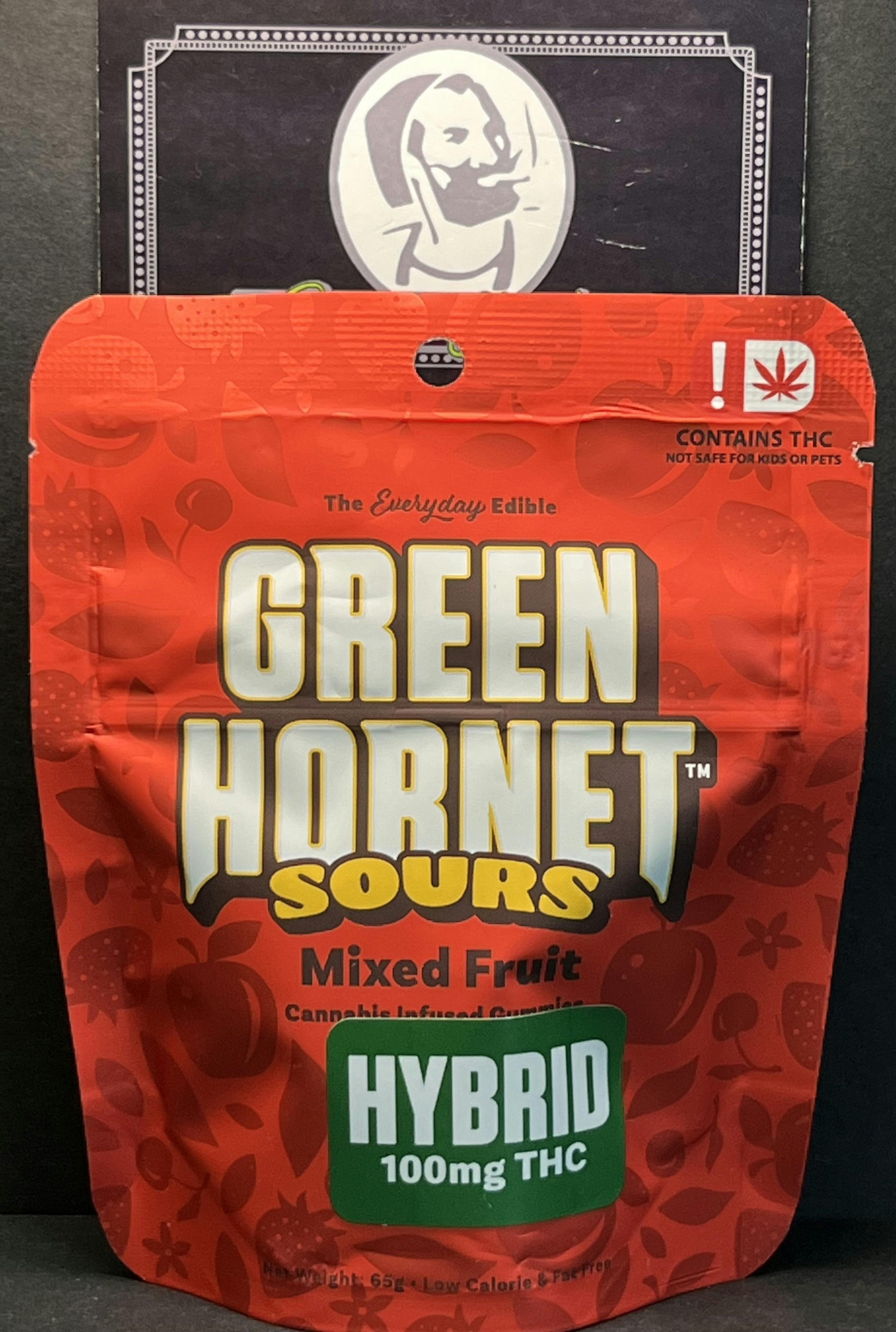 Green Hornet Sour 100mg Mixed Fruit $9 {OTD} at CannaJacks Dispensary