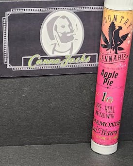 Country Cannabis - Diamond Infused Pre-Roll - Apple Pie I - 1g $13 {OTD}