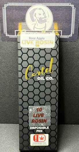 Cartel Oil Co | Disposable | Live Rosin | Rose Apple | 1g $60 {OTD}