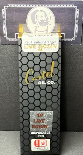 Cartel Oil Co | Disposable | Live Rosin | Red Headed Stranger | 1g $60 {OTD}