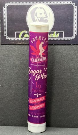 Country Cannabis - Infused Pre-Roll - Sugar Plum H - 1g $8 {OTD}