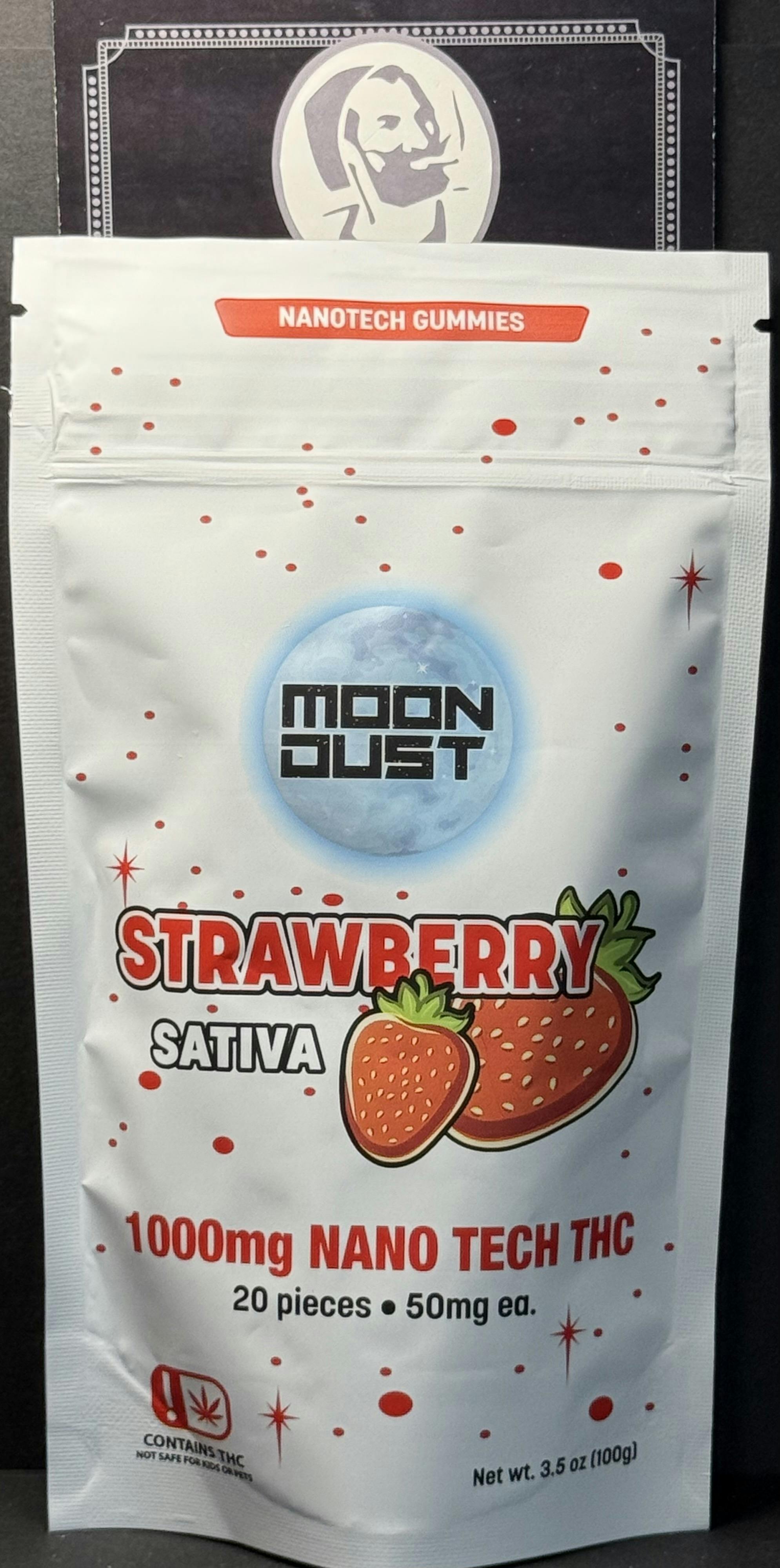 Moon Dust | Strawberry Nano Gummies | 1000mg | 20ct | 50mg/ea