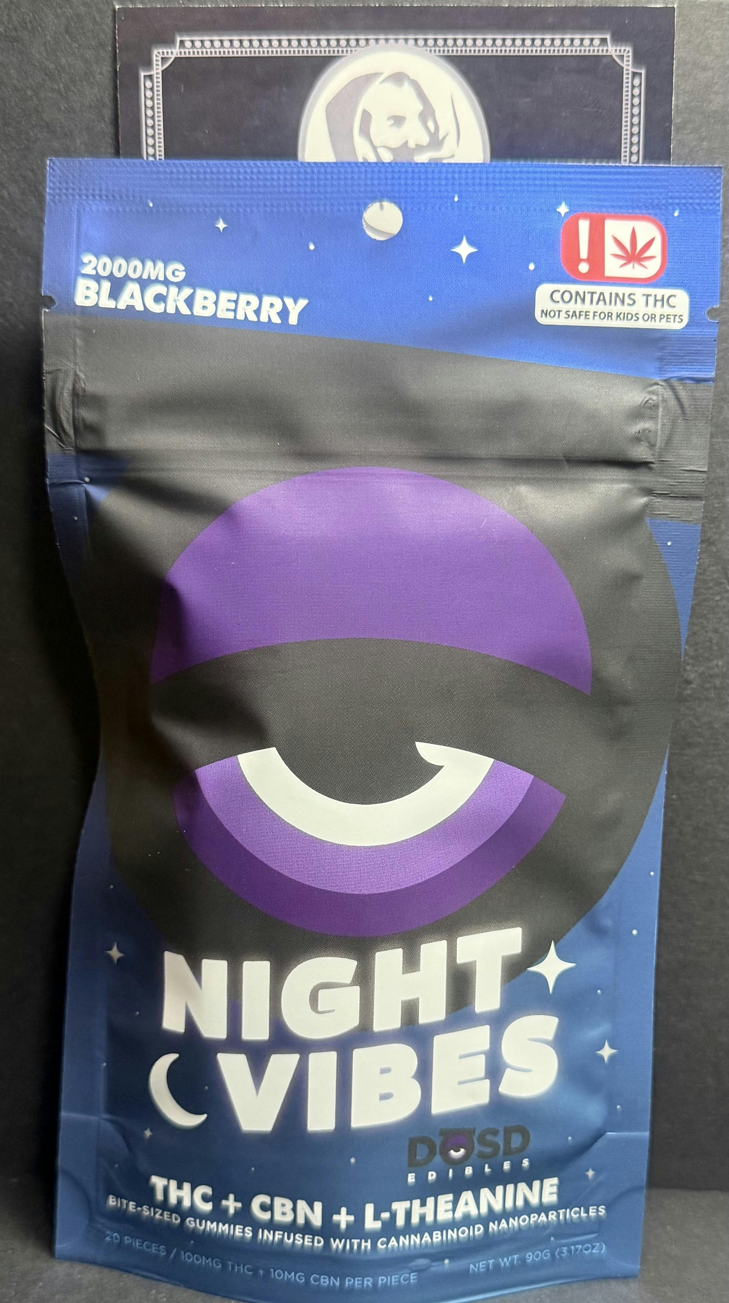 DOSD - Blackberry - 2000mg NIGHT VIBES -$40 {OTD}