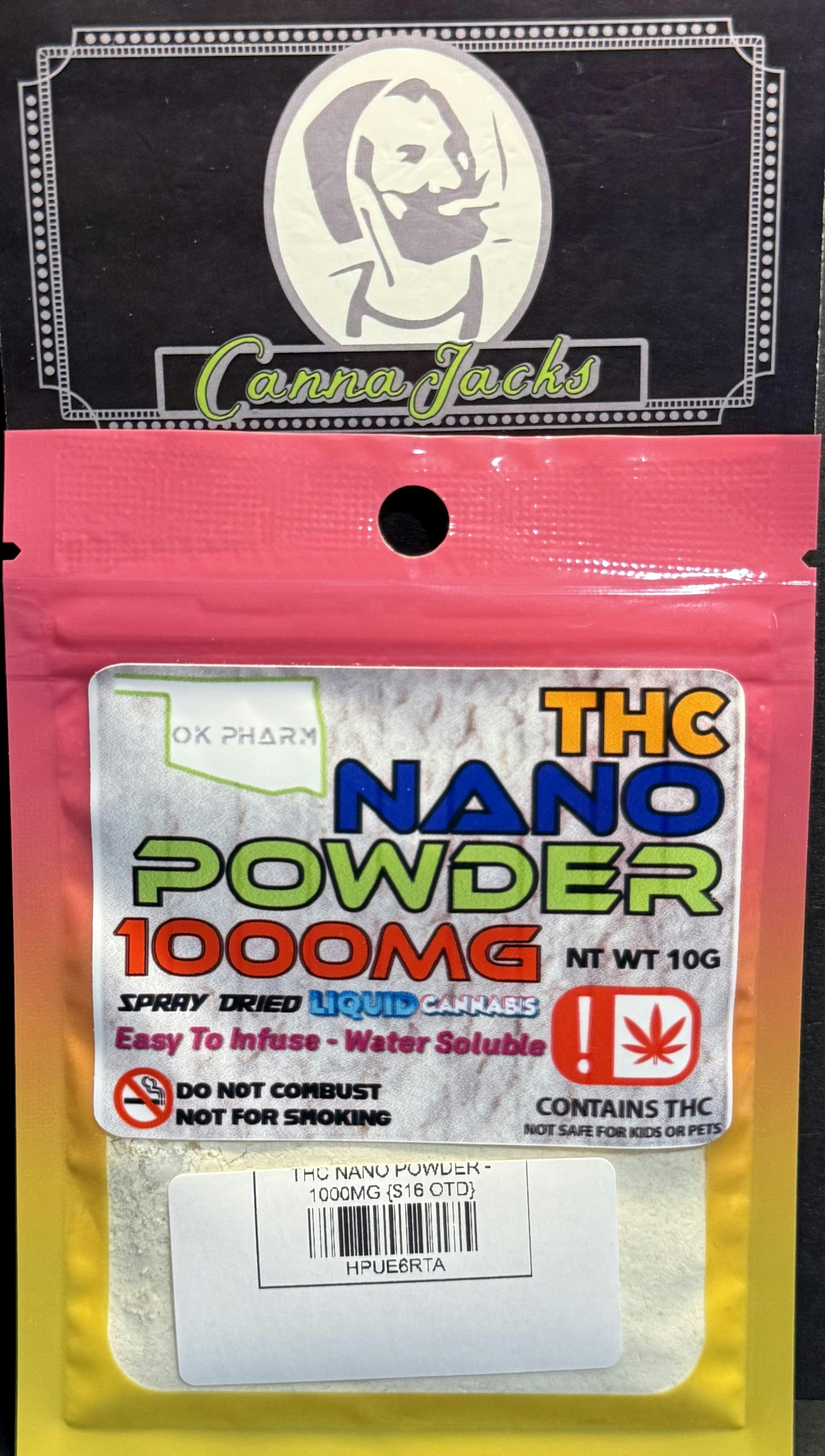 THC NANO POWDER - 1000MG {$16 OTD}