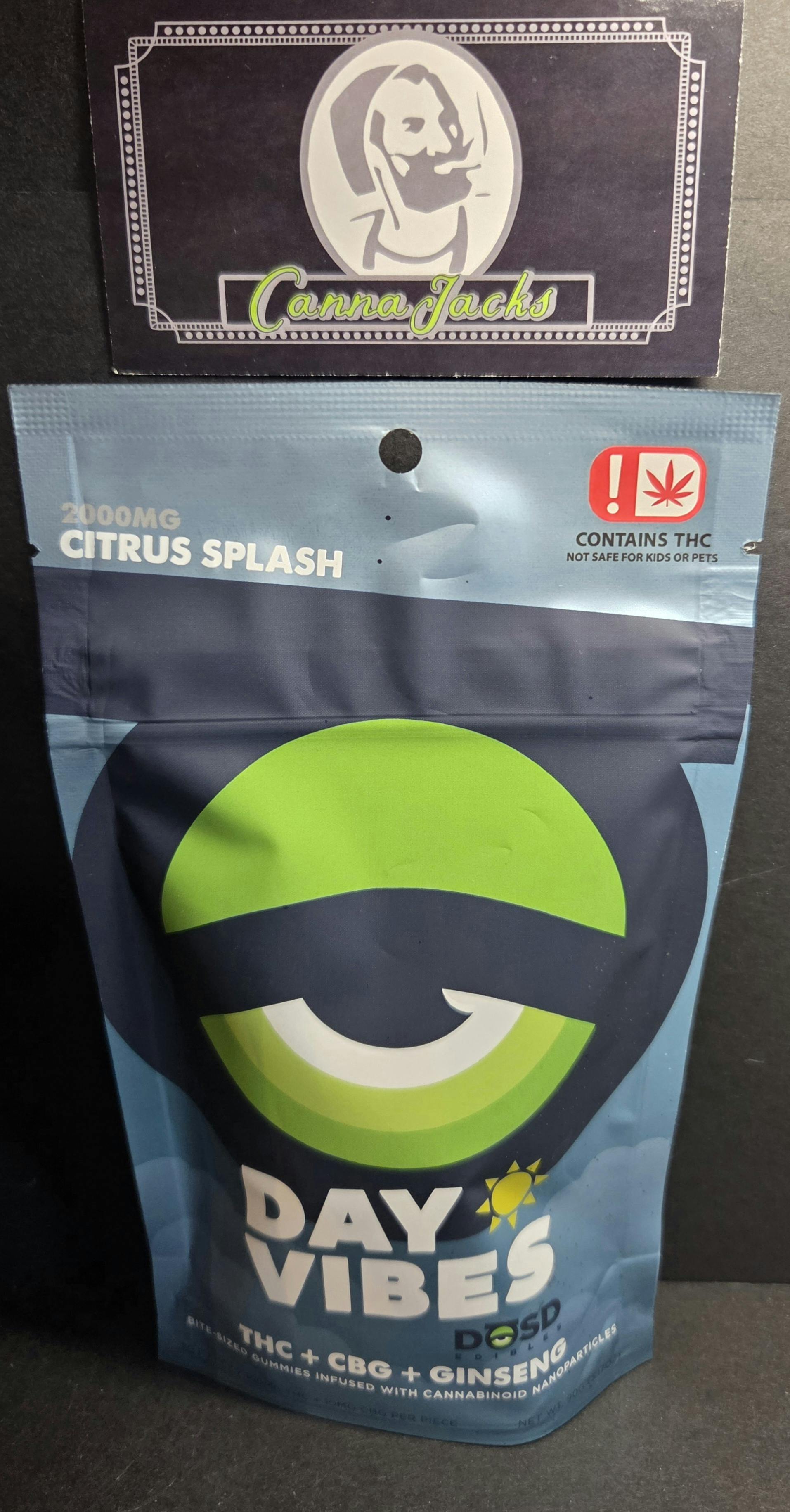 DOSD - Citrus Splash - 2000mg DAY VIBES - $41 OTD