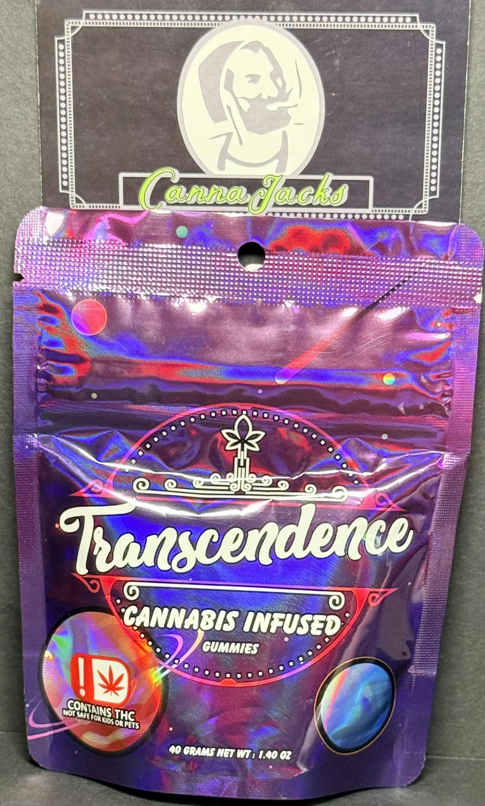 Transcendence -10-pk Gummies - Peach - 500mg ($13 OTD)