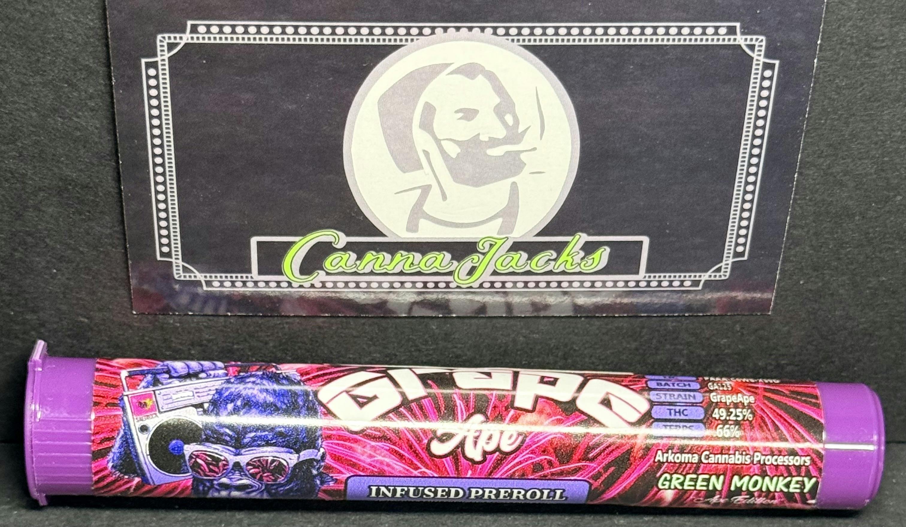 Grape Ape Infused Preroll ($7 OTD)
