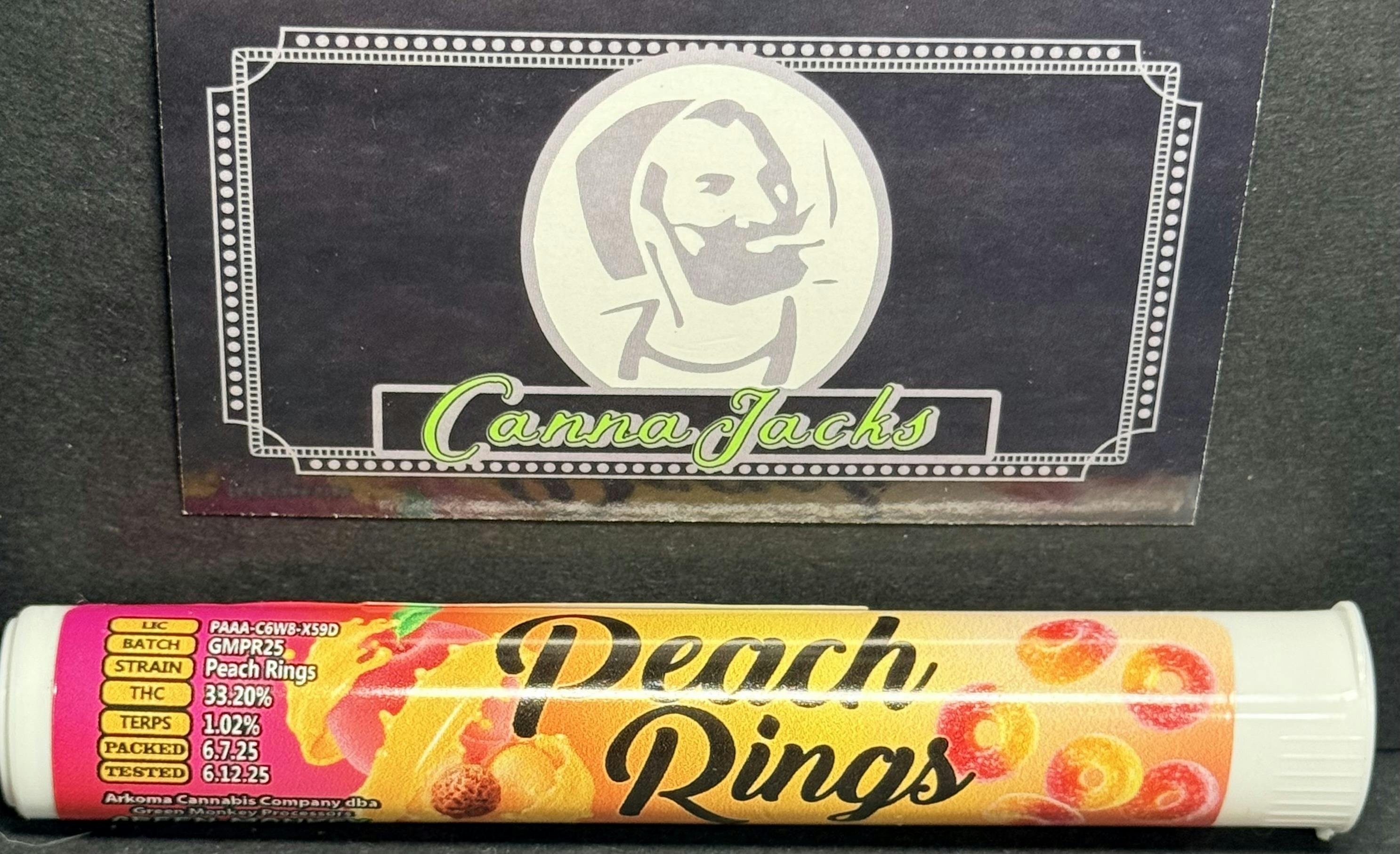 Peach Rings Infused Preroll ($7 OTD)