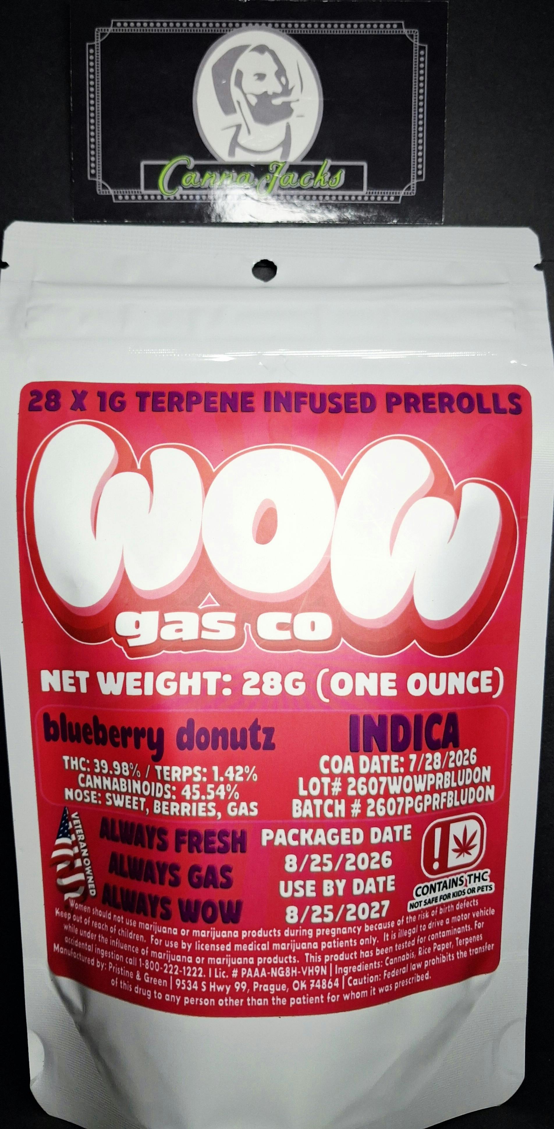 WOW | 28G | Blueberry Donutz $30 {OTD}