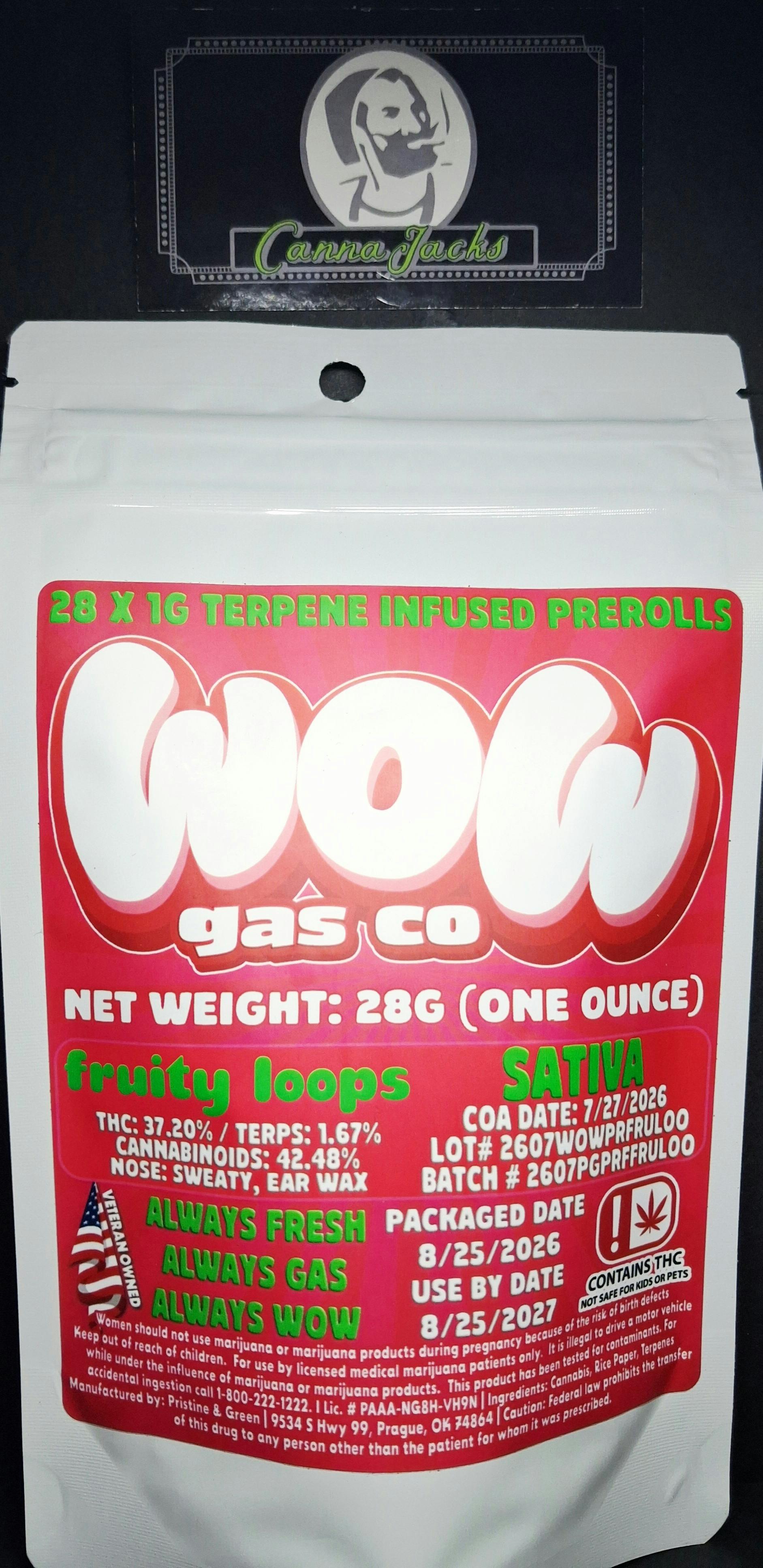 WOW | 28G | Fruity Loops $30 {OTD}