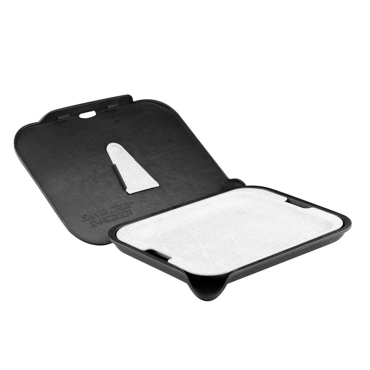 Hemp Kief Tray Kit by Santa Cruz Shredder - Black