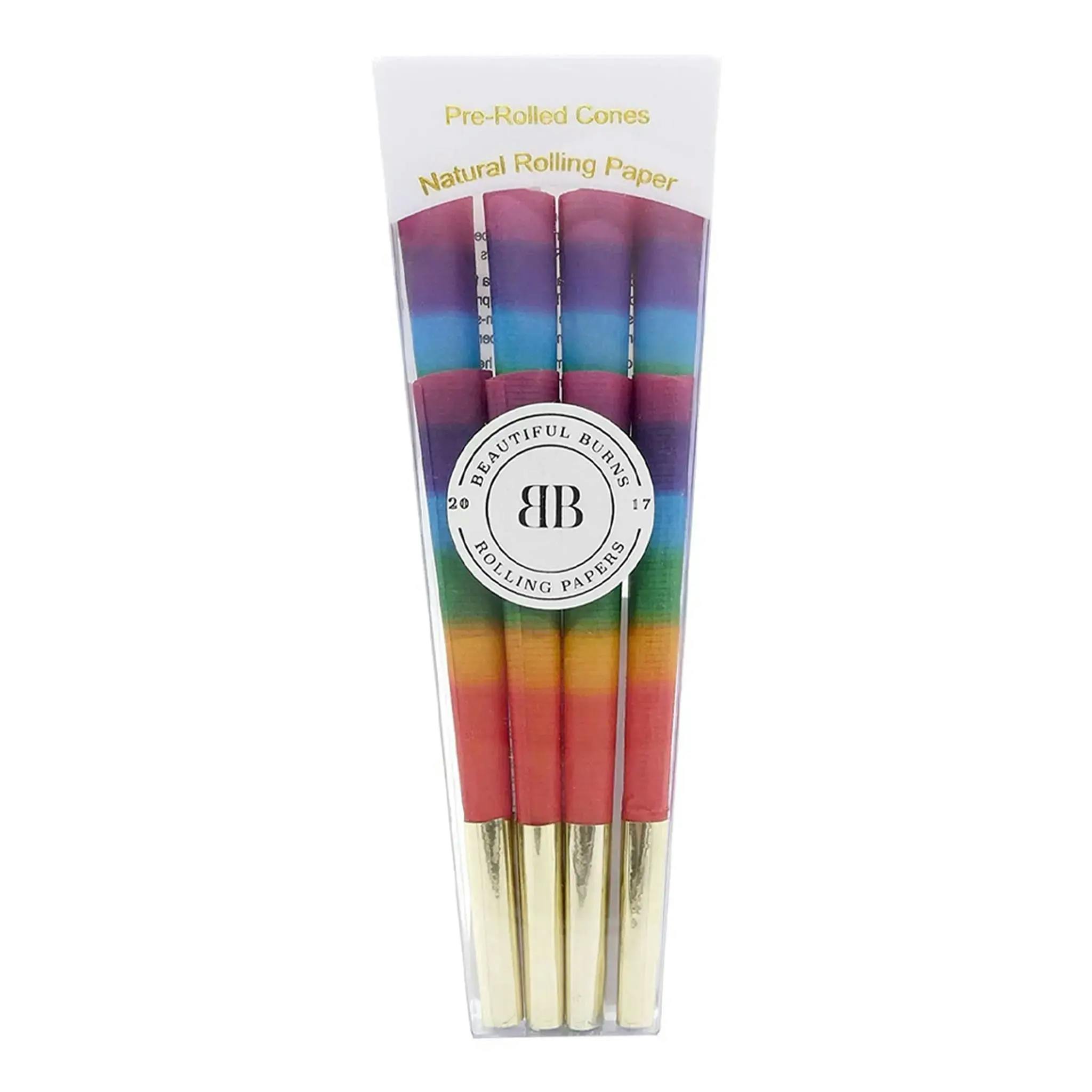 Over the Rainbow Pre-Rolled Cones by Beautiful Burns