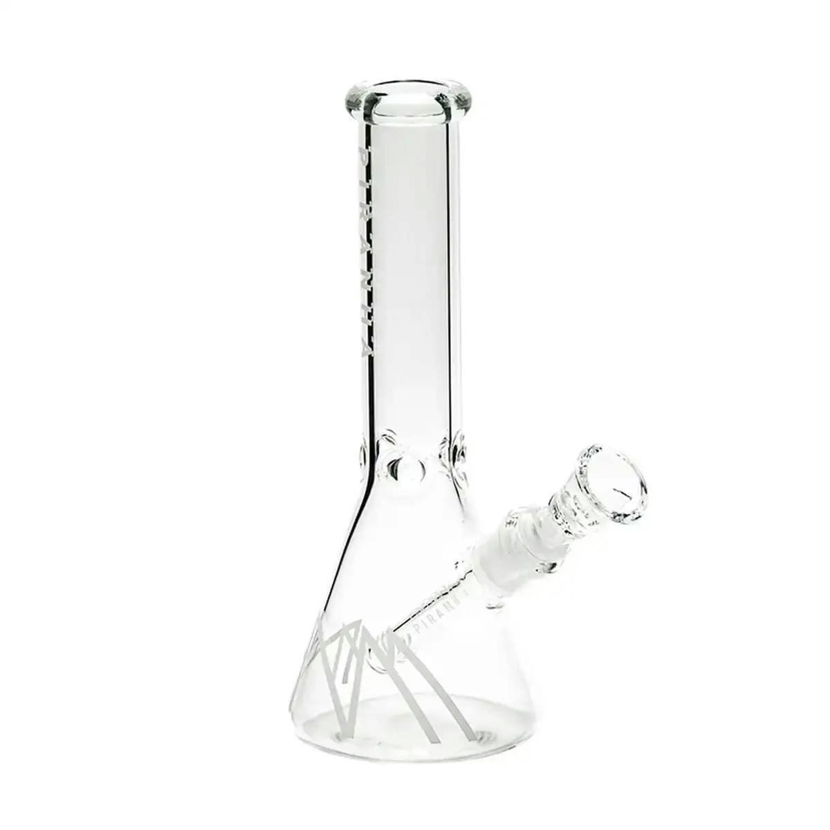10" Beaker with Ice Pinch by Piranha - Clear