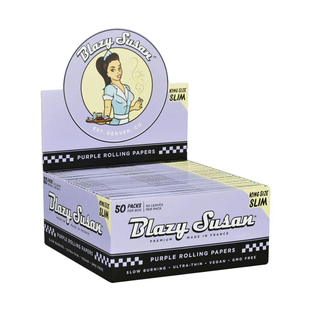 Blazy Susan Purple KS Wide Rolling Papers