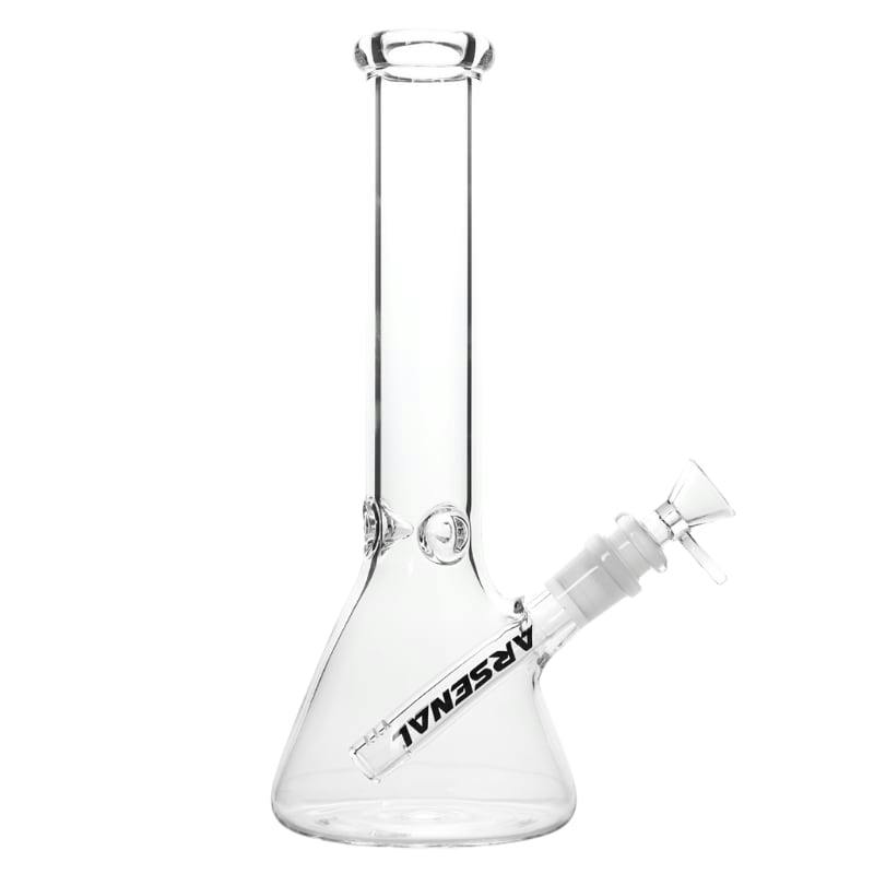 10" 5mm Clear Glass Beaker Bong