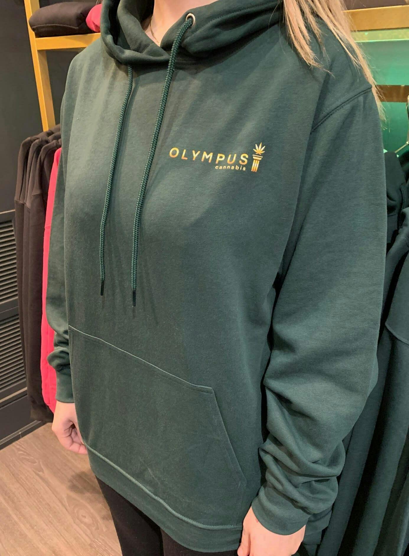 Olympus Cannabis Hoodie Sweater - LARGE