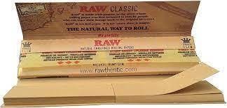 Raw Classic Connoisseur KS Slim Rolling Papers and Tips
