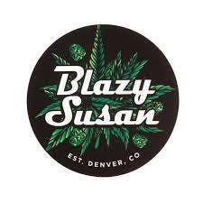 Blazy Susan Round Silicone Dab Mat (Weed Leaf)