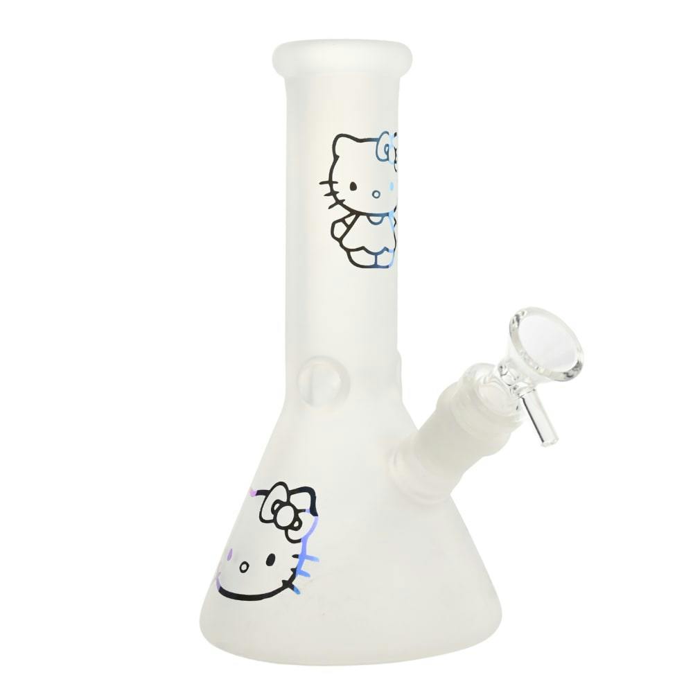 10" 5mm Frosted Glow Kitty Beaker