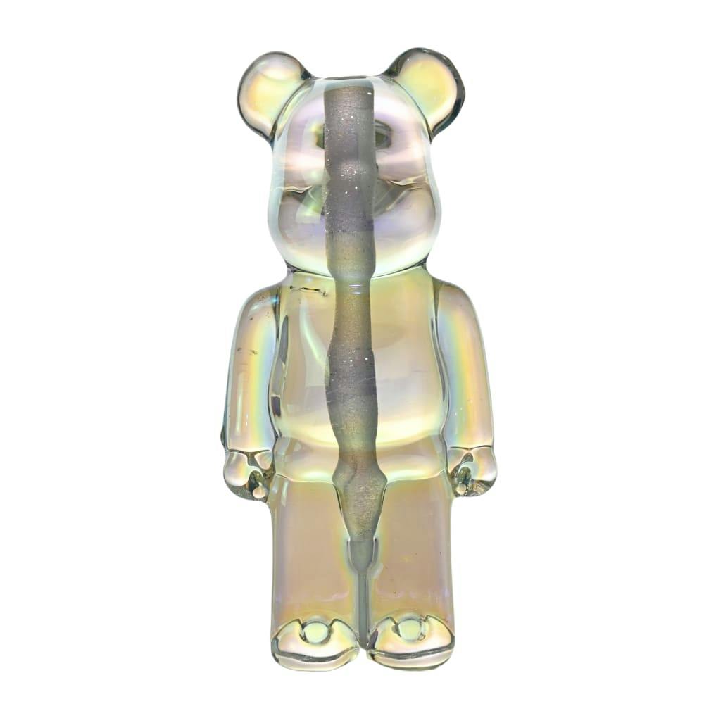 Rainbow glass 4.3" Glass Bear Pipe