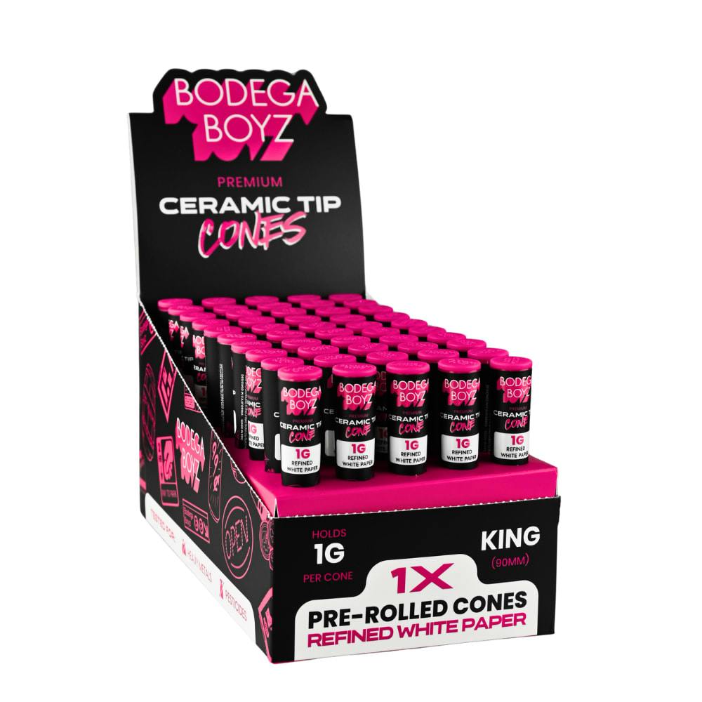 Bodega Boyz Classic White 1g Ceramic Tip Cones