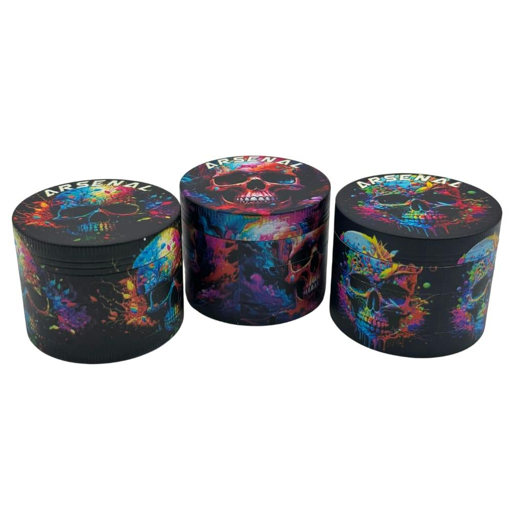 Arsenal Splash Skull Grinder 4-Pc Grinder