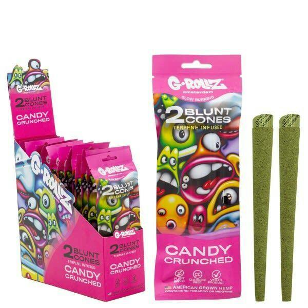 G-Rollz 2x 'Candy Crunched' Terpene-infused Pre-rolled Hemp Cones