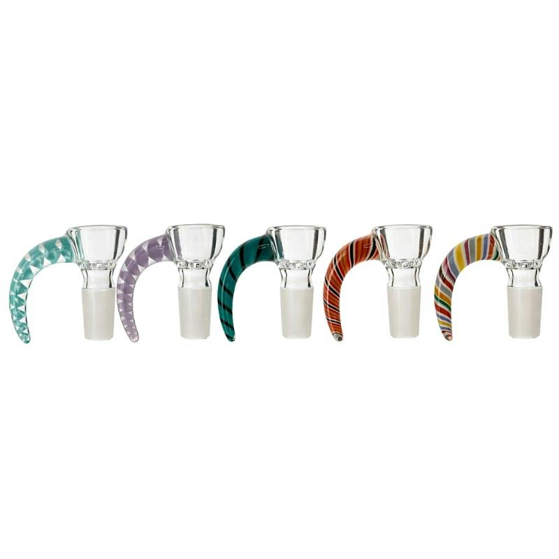 14mm Arsenal Candy Hook Horn Glass Bowl