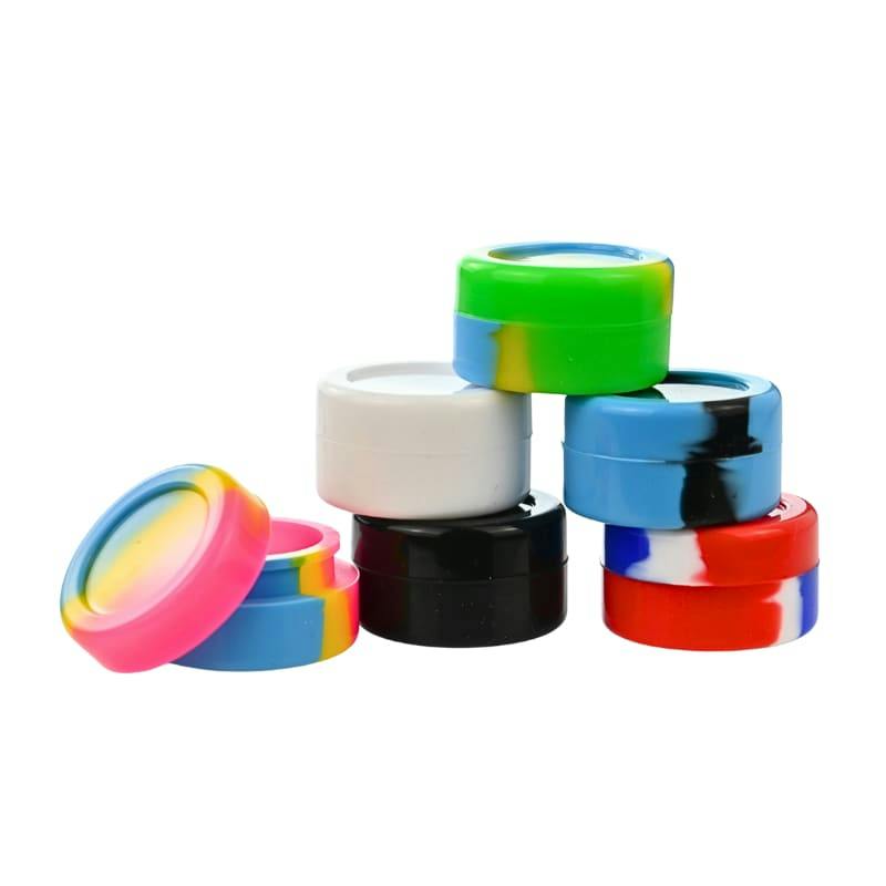 2ml Arsenal Rainbow Swirl Silicone Container