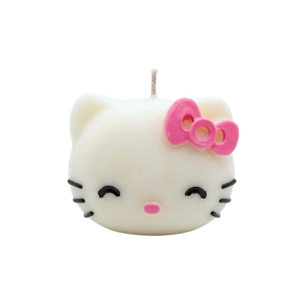 White Hello Kitty Candle