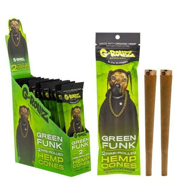 G-Rollz 2x Green Funk Flavored Pre-Rolled Hemp Cones