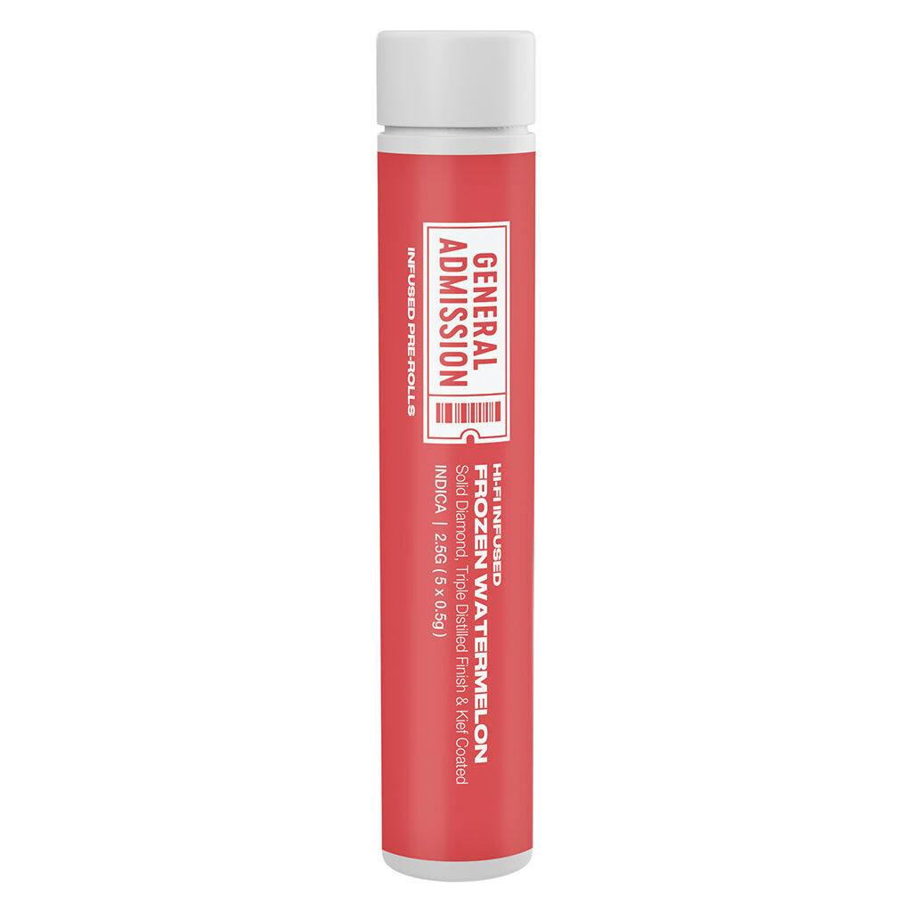 5pk HI-FI Frozen Watermelon Infused Pre-Roll 5x0.5g Resin