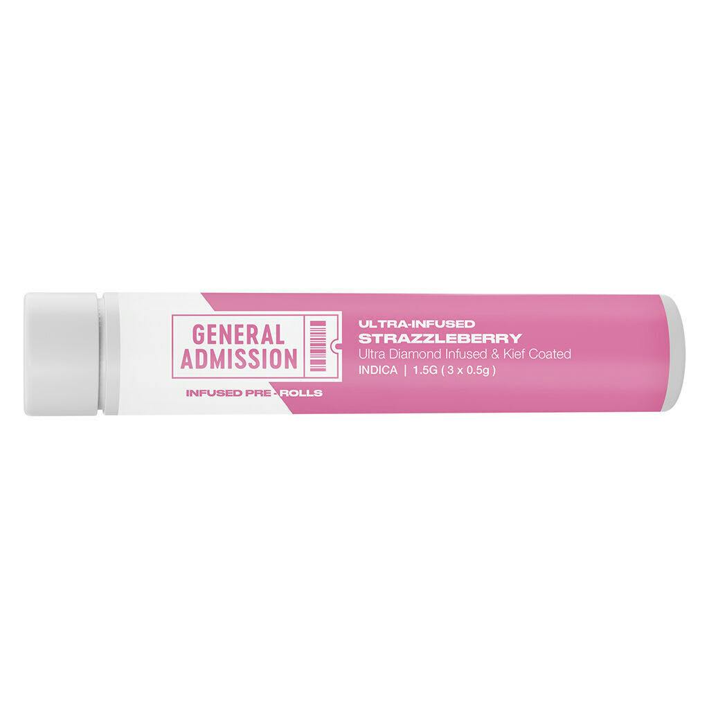 Ultra Strazzleberry Diamond Infused Pre-Roll 3x0.5g Resin
