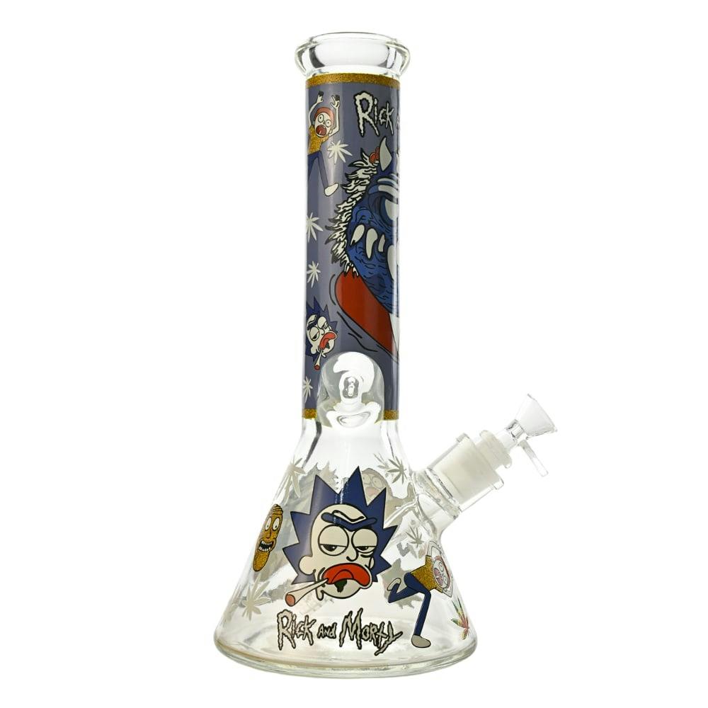 12" 7mm Wasted Genius Beaker Bong w/ Gift Box