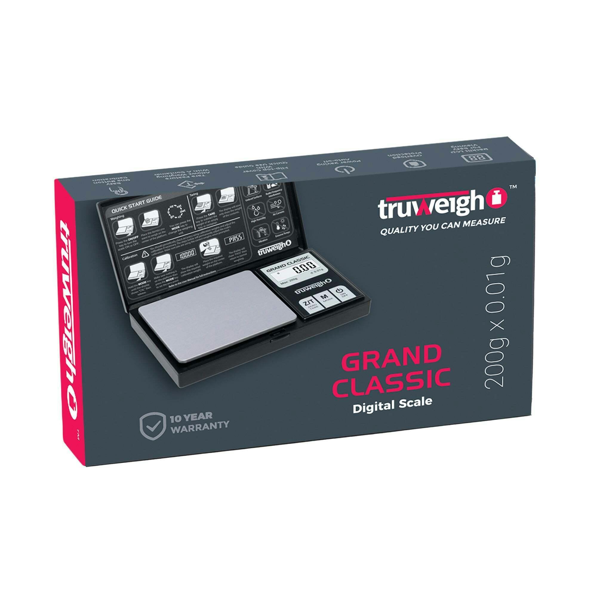 Truweigh Grand Classic Digital Scale 200g x 0.01g