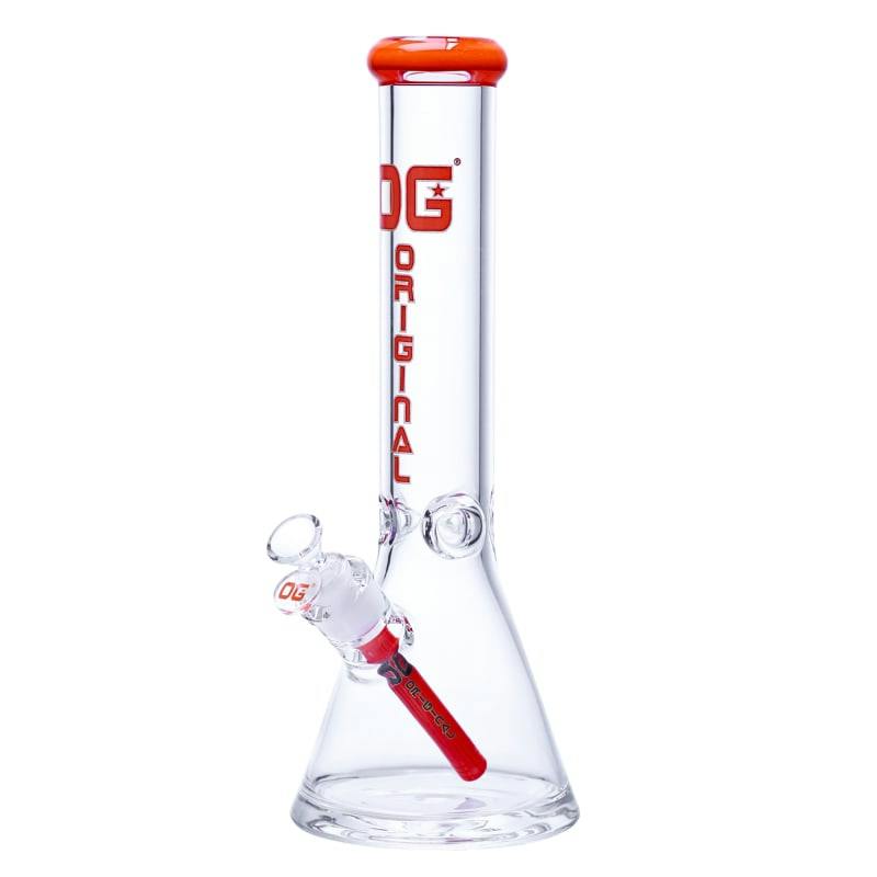 Orange 14" 7mm OG Original Signature Beaker BONG