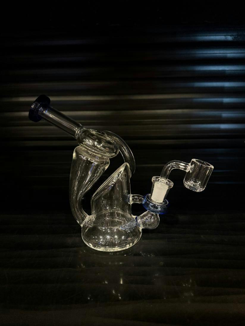 Crazy Tunnel Recycler Dab Rig - Black